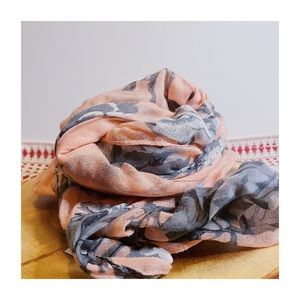 Blush Floral Scarf